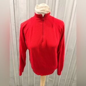 Ellington Women's Bold Red Zip-Up Sweater